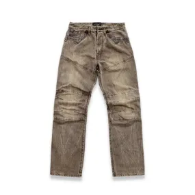 Men's Washed Whiskers Jeans