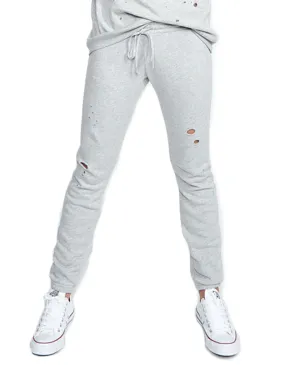 Michael Lauren Campbell Jogger in Heather Grey