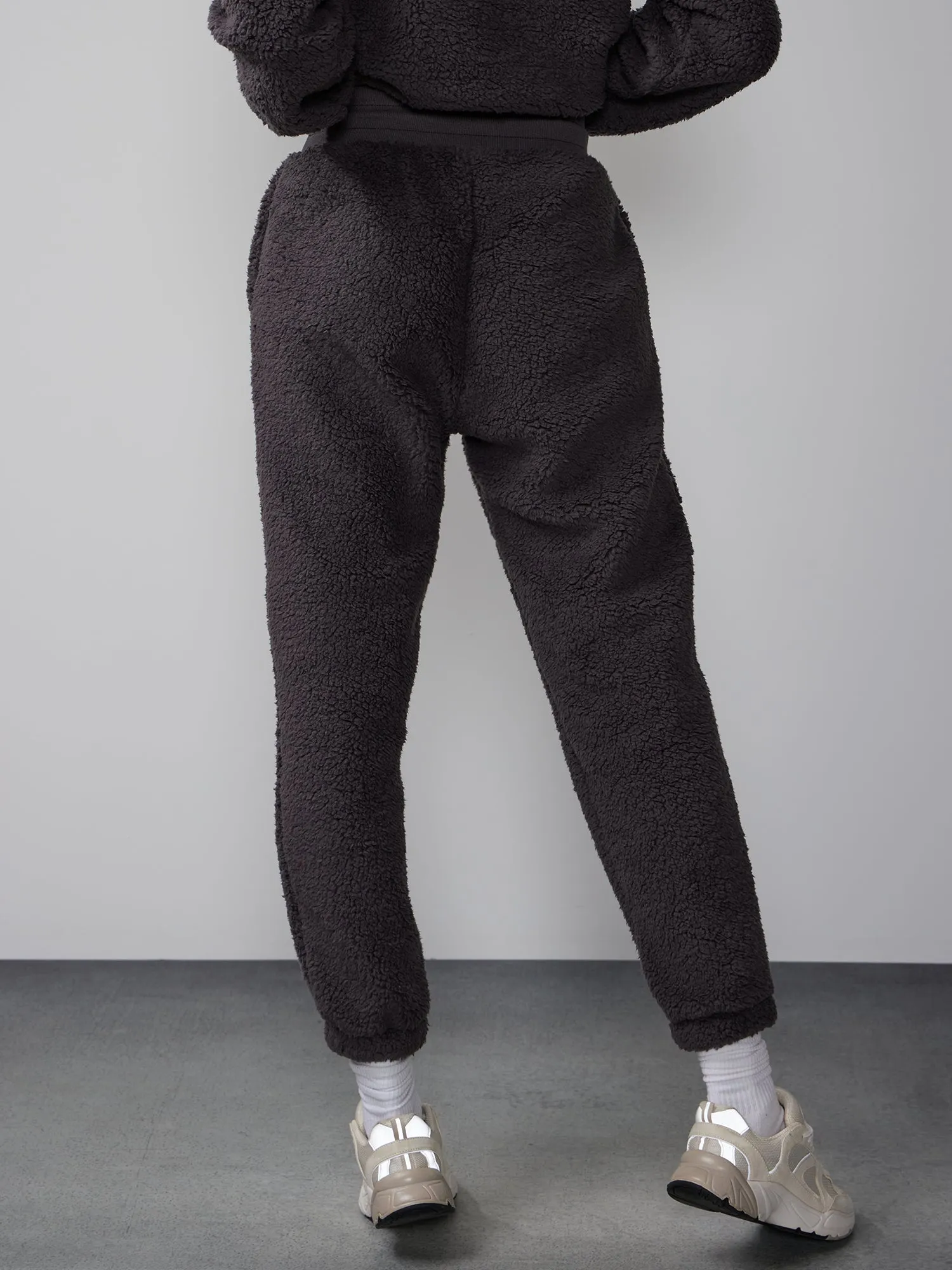 Mid Rise Sherpa Joggers