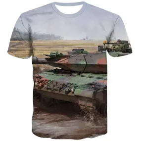 Military T shirts Men Tank Tshirt Printed Harajuku Tshirts Novelty War Shirt Print