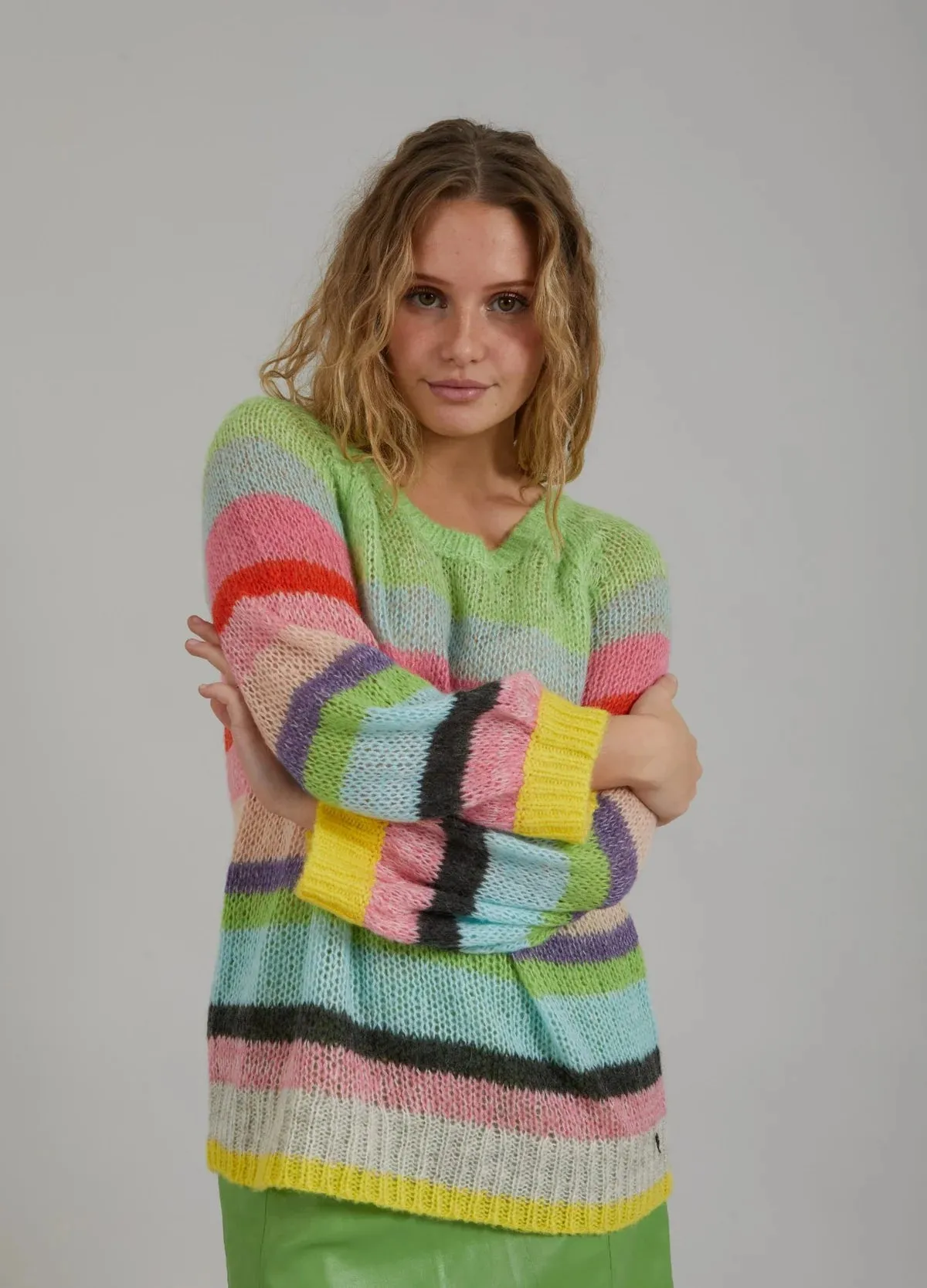 Mixed Stripe Knit