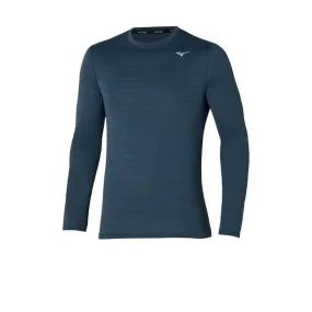 Mizuno Impulse Core Long Sleeve T-Shirt  (Mens)- Blue Wing Teal