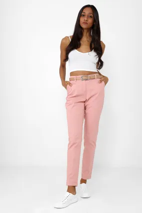 Mom Trousers in Pink