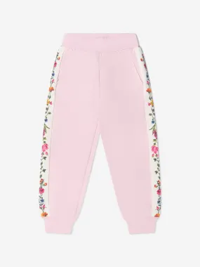 Monnalisa Girls Floral Trim Joggers