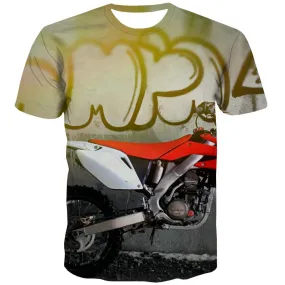 Motocross T shirts Men motorcycle Tshirts Cool Offroad T-shirts Graphic