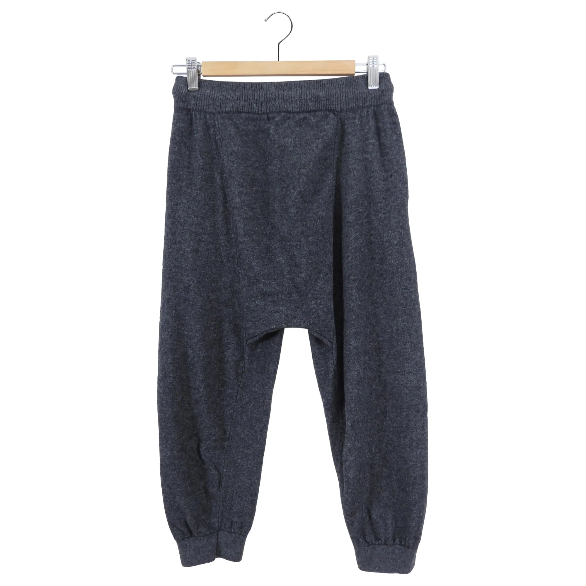 Naif Charcoal Wool Cashmere Sarouel Joggers - XS