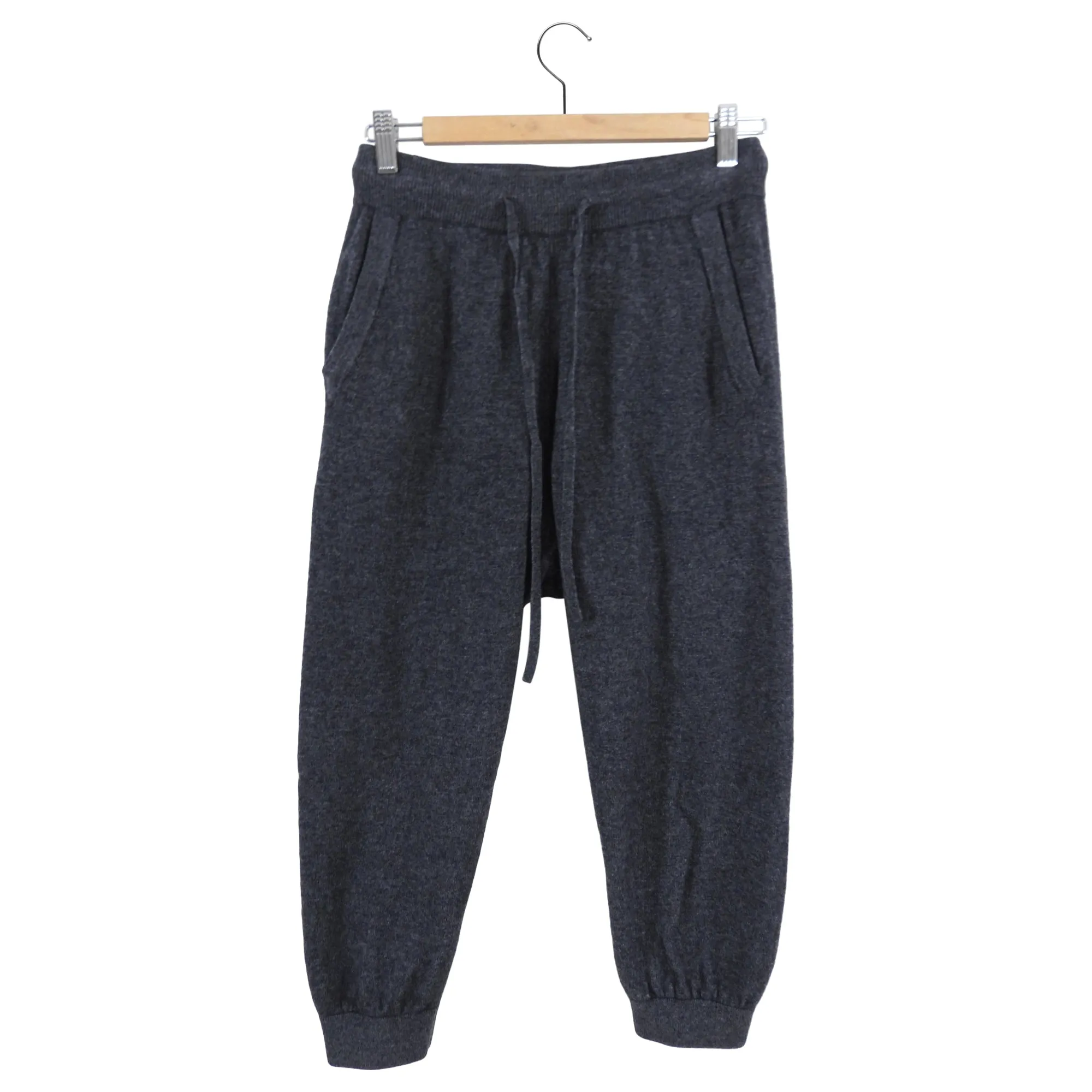 Naif Charcoal Wool Cashmere Sarouel Joggers - XS