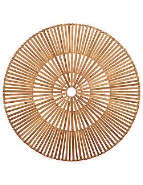 Natural Bamboo Open Slat Placemat Set