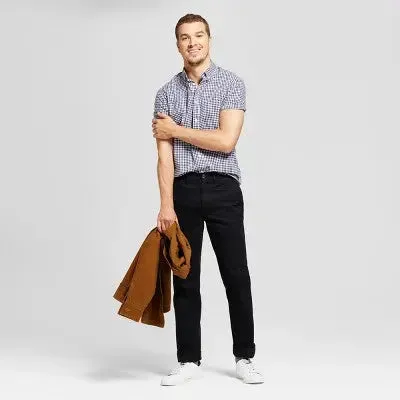 New - Men's Every Wear Straight Fit Chino Pants - Goodfellow & Co Black 32x30