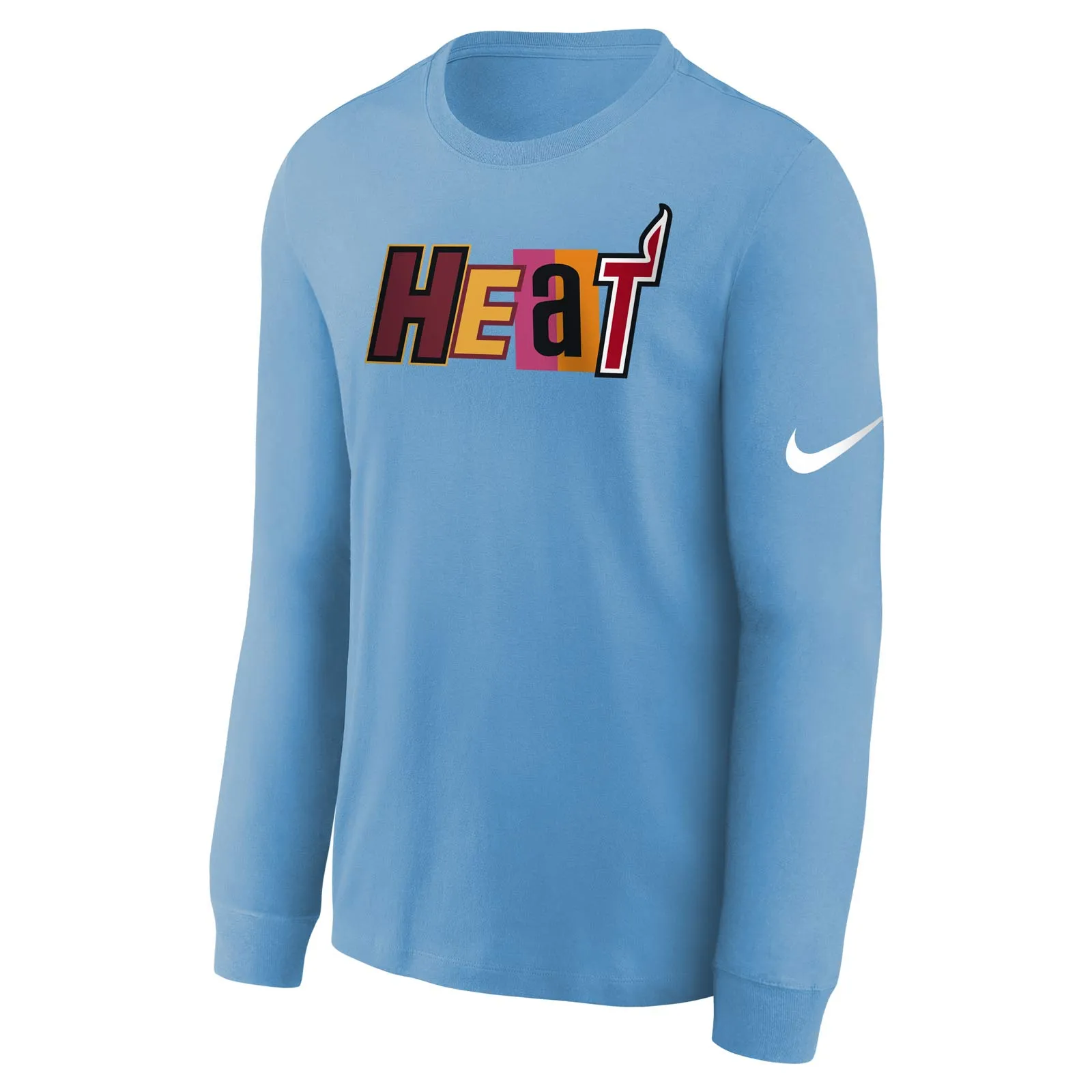 Nike Miami Heats NBA Kids Long Sleeve T-Shirt