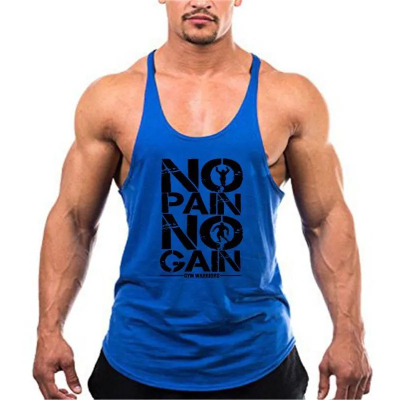 No pain no gain fitness tank top