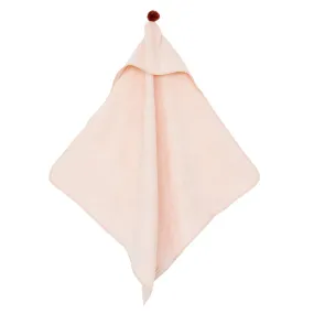 nobodinoz Cute Baby Bath Cape Pink