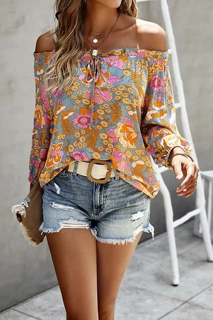 Off-Shoulder Boho Bliss Blouse