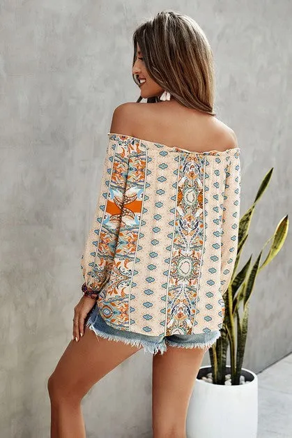 Off-Shoulder Boho Bliss Blouse