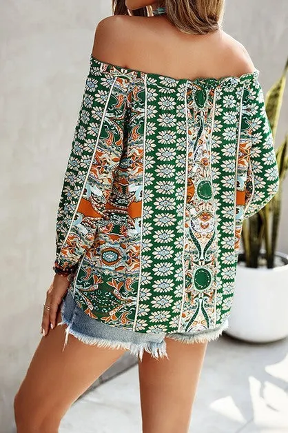 Off-Shoulder Boho Bliss Blouse