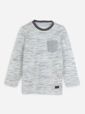 Off-White Injected Long Sleeve Casual T-Shirt