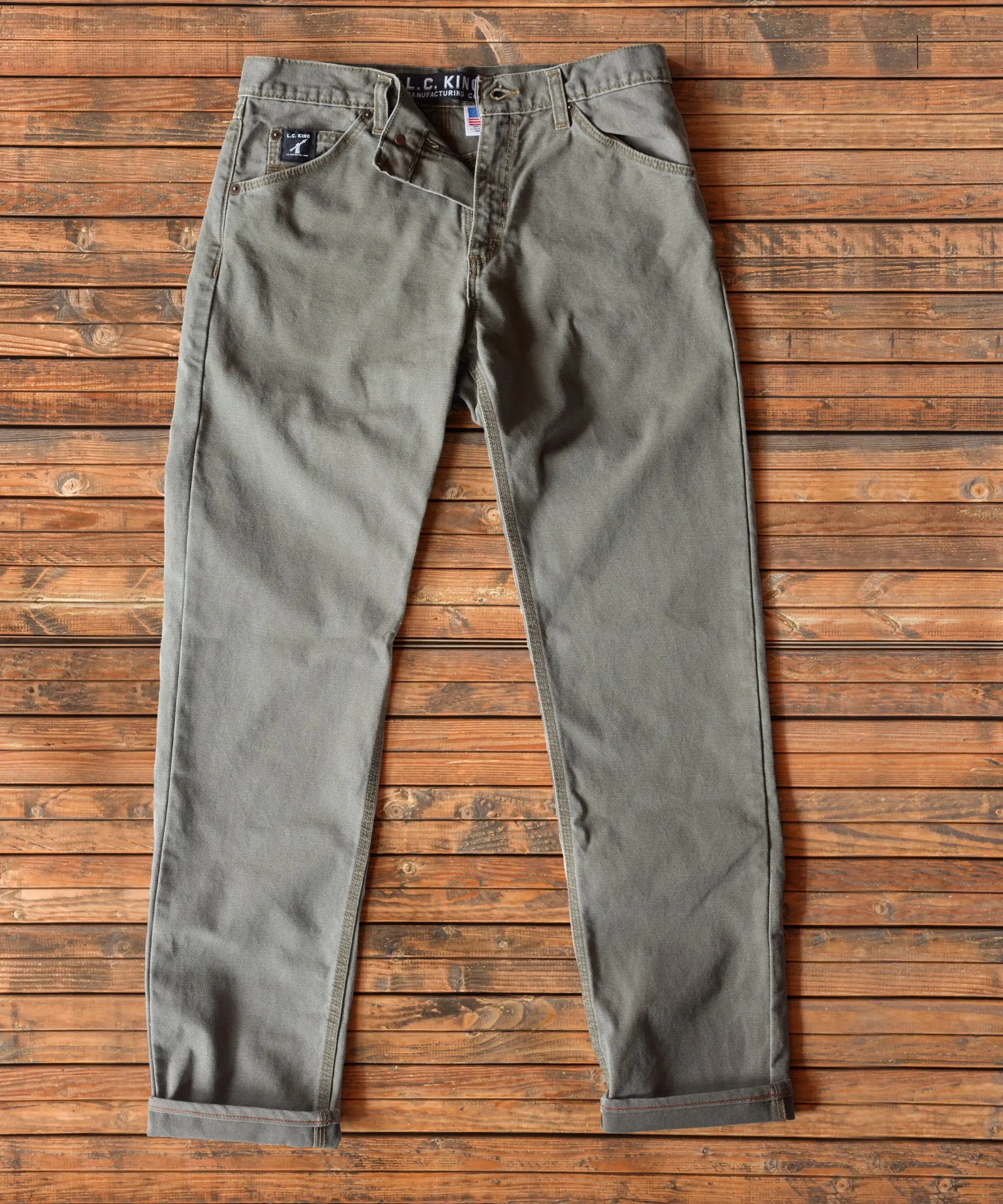 Olive Duck 5 Pocket Jean