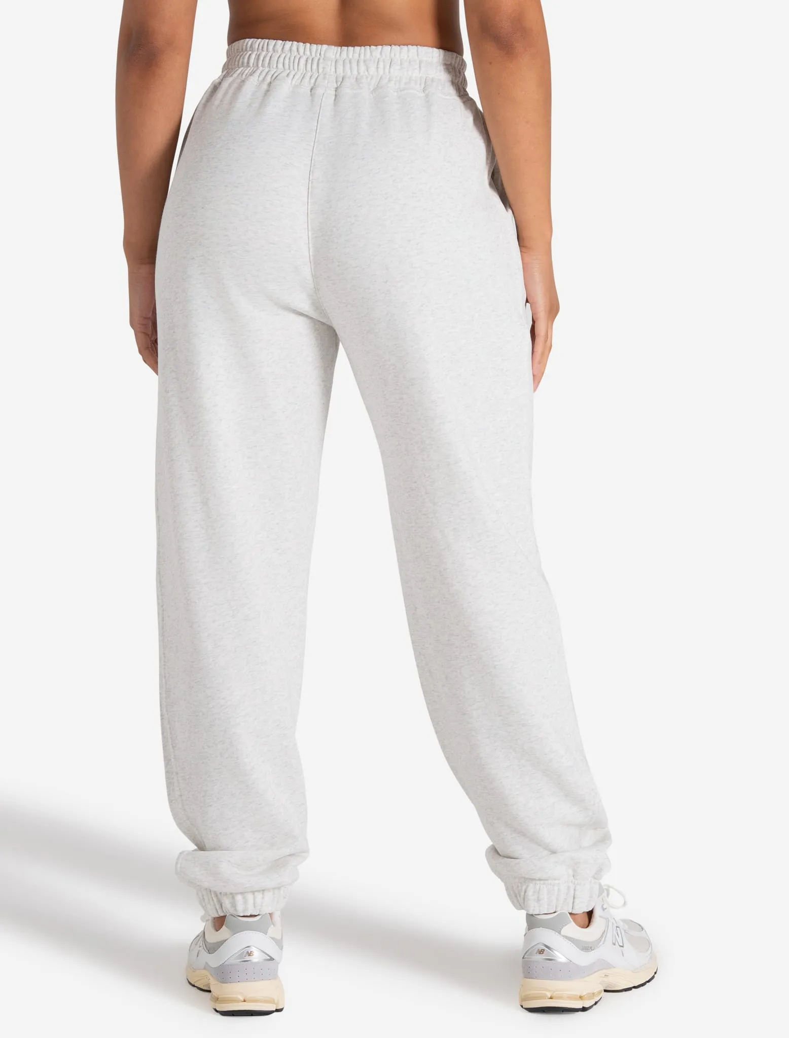 Oversized Joggers - Light Melange Grey