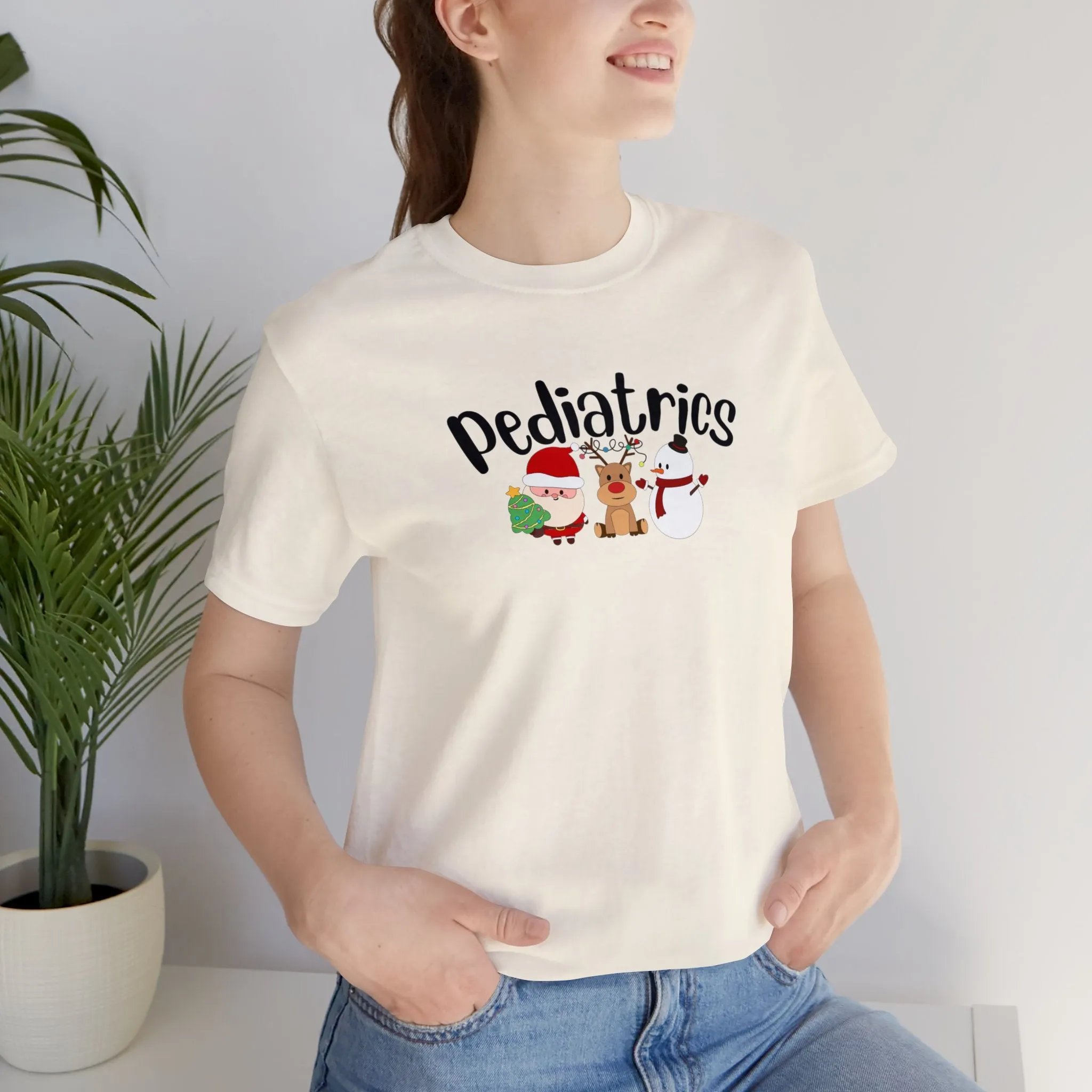 Pediatrics Christmas Unisex Jersey Short Sleeve Tee