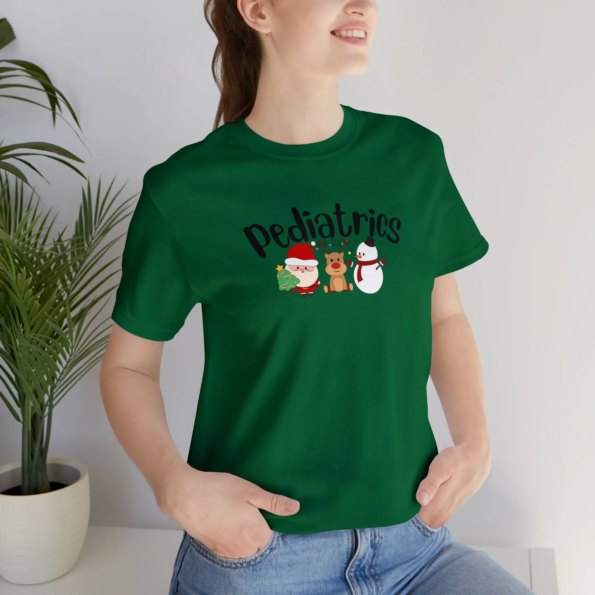 Pediatrics Christmas Unisex Jersey Short Sleeve Tee