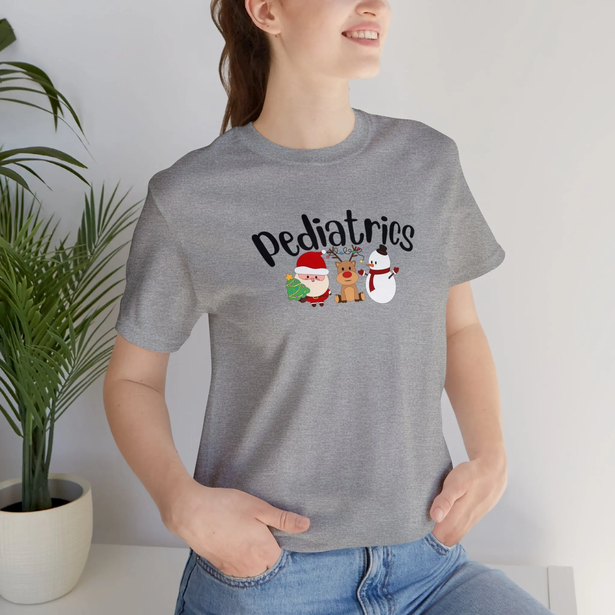 Pediatrics Christmas Unisex Jersey Short Sleeve Tee