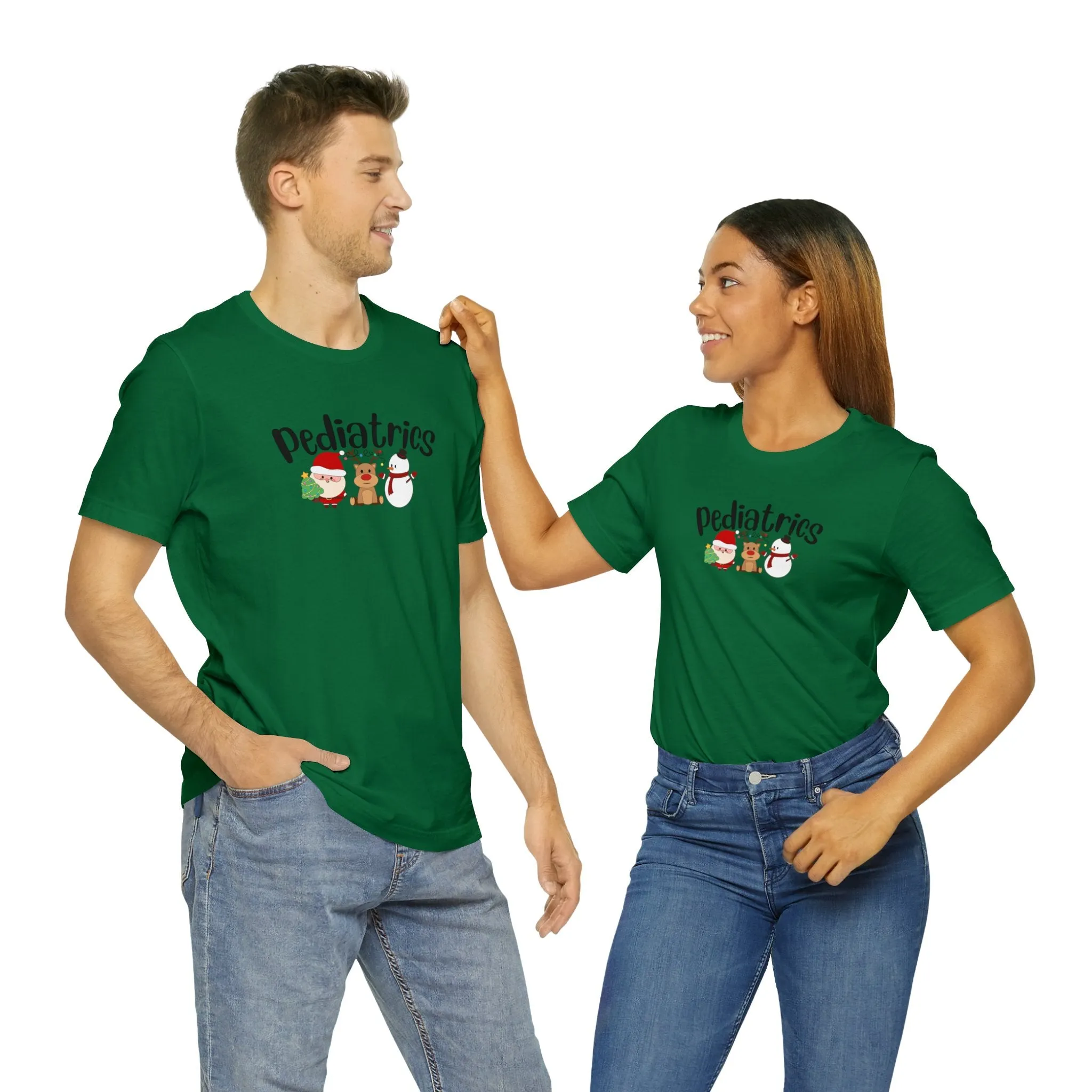 Pediatrics Christmas Unisex Jersey Short Sleeve Tee