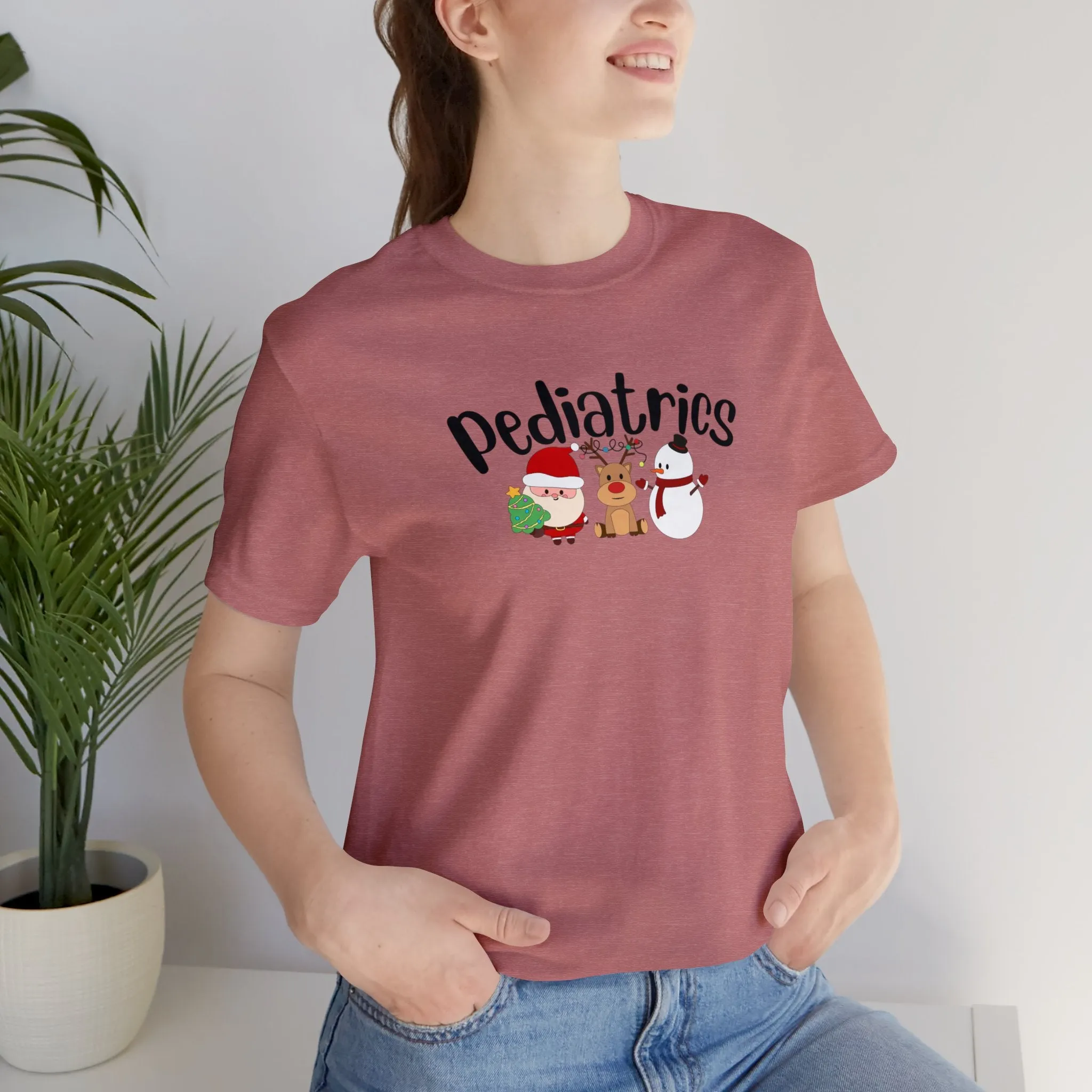 Pediatrics Christmas Unisex Jersey Short Sleeve Tee