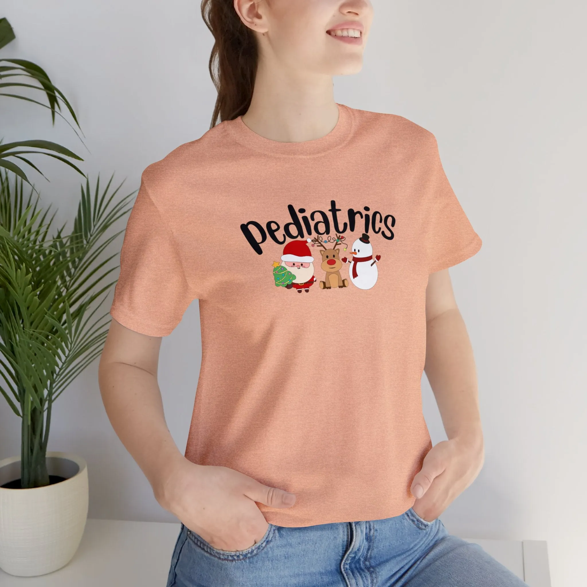 Pediatrics Christmas Unisex Jersey Short Sleeve Tee