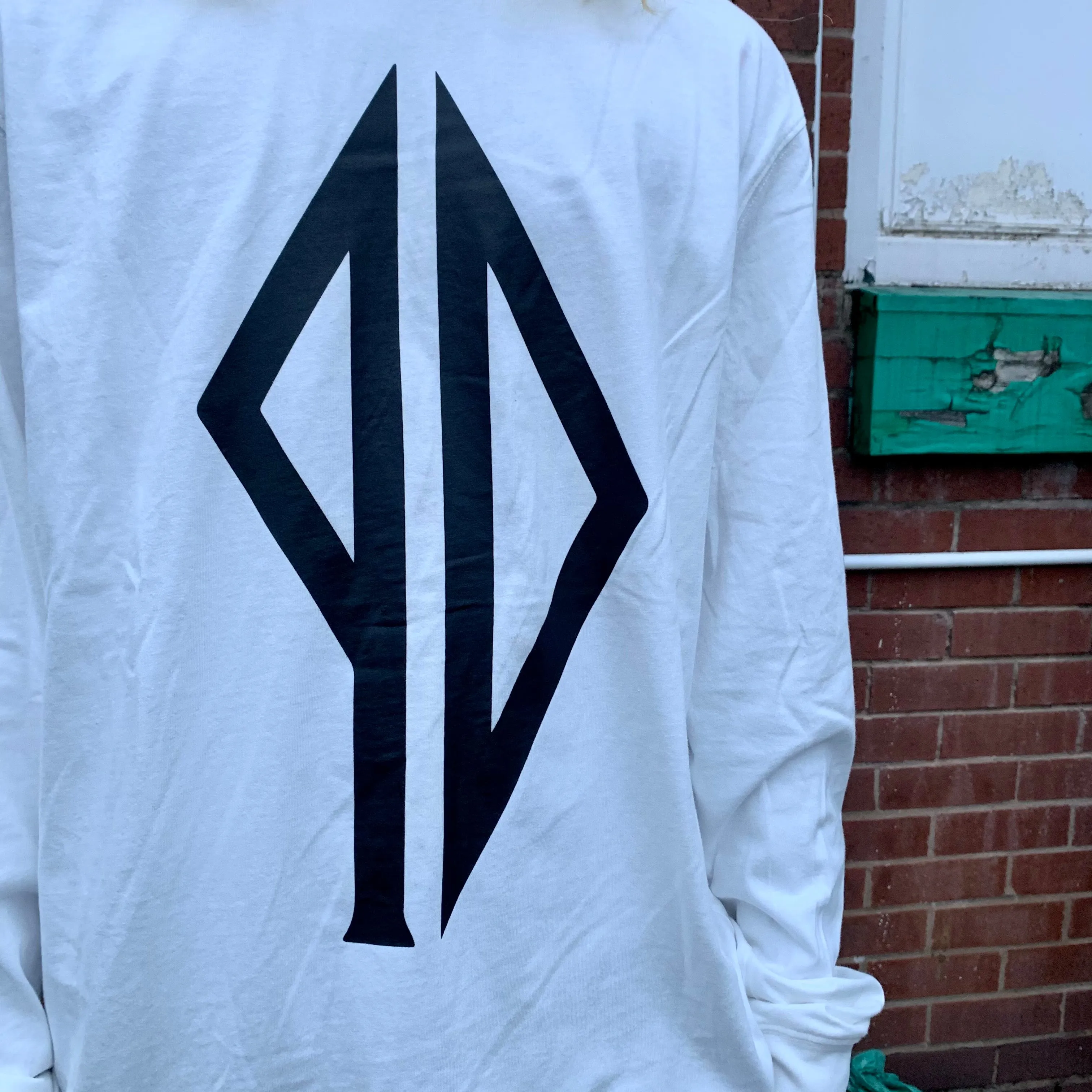 Piss Drunx Big Logo Longsleeve - White