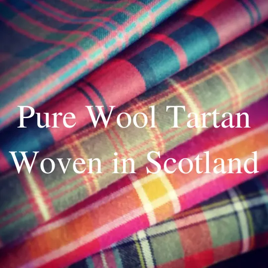 Pure Wool Cape - Choose Your Tartan -  Stand Collar Cape with Liberty Fabric Lining