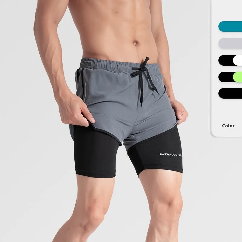 Quick-drying Fitness Three-point Sports Shorts