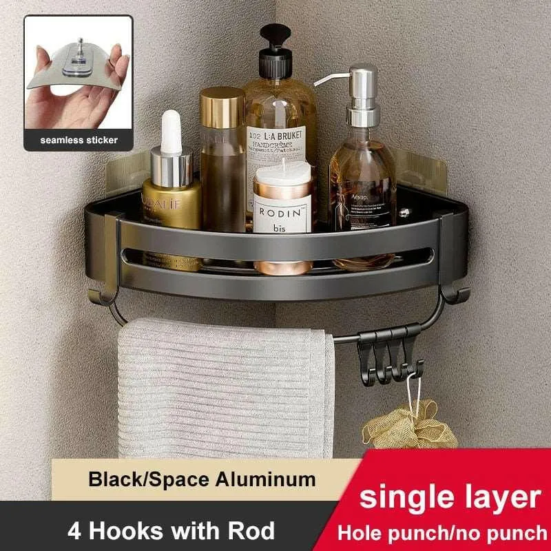 Rust-Proof Aluminum Shower Caddy