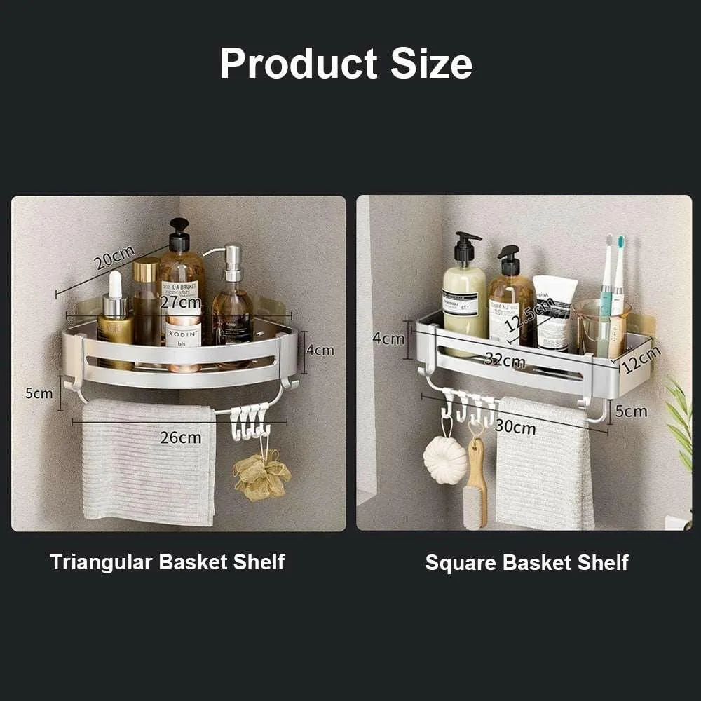 Rust-Proof Aluminum Shower Caddy