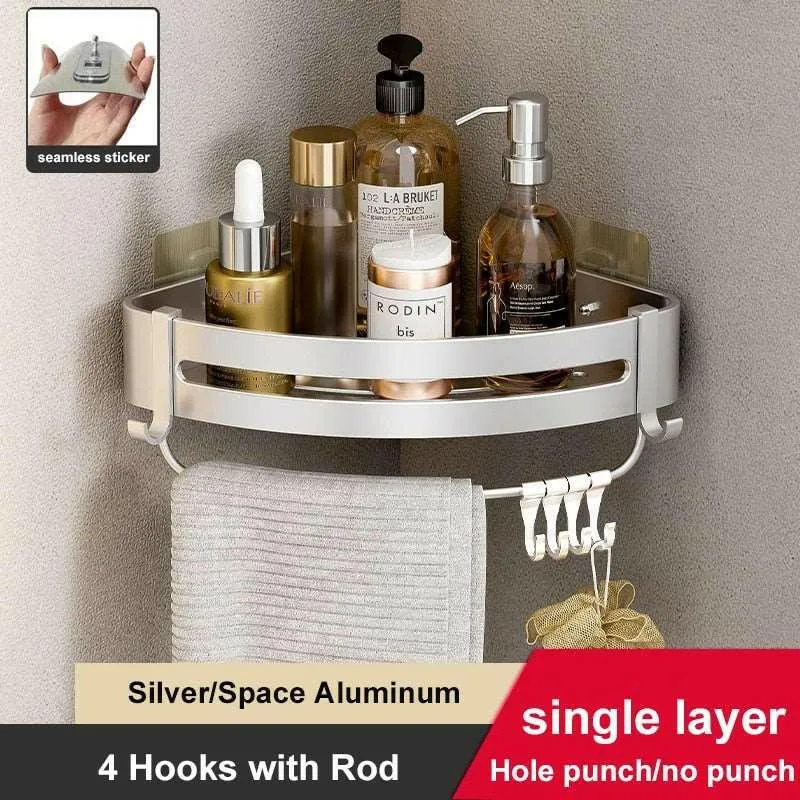 Rust-Proof Aluminum Shower Caddy