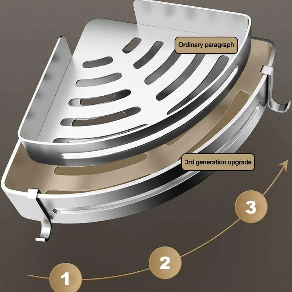 Rust-Proof Aluminum Shower Caddy