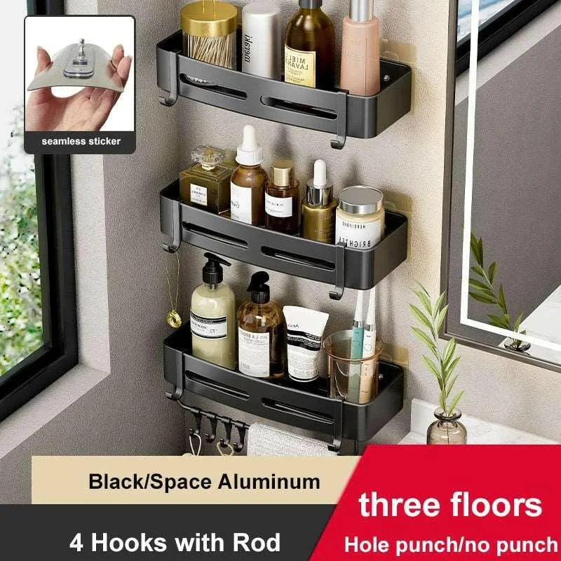 Rust-Proof Aluminum Shower Caddy