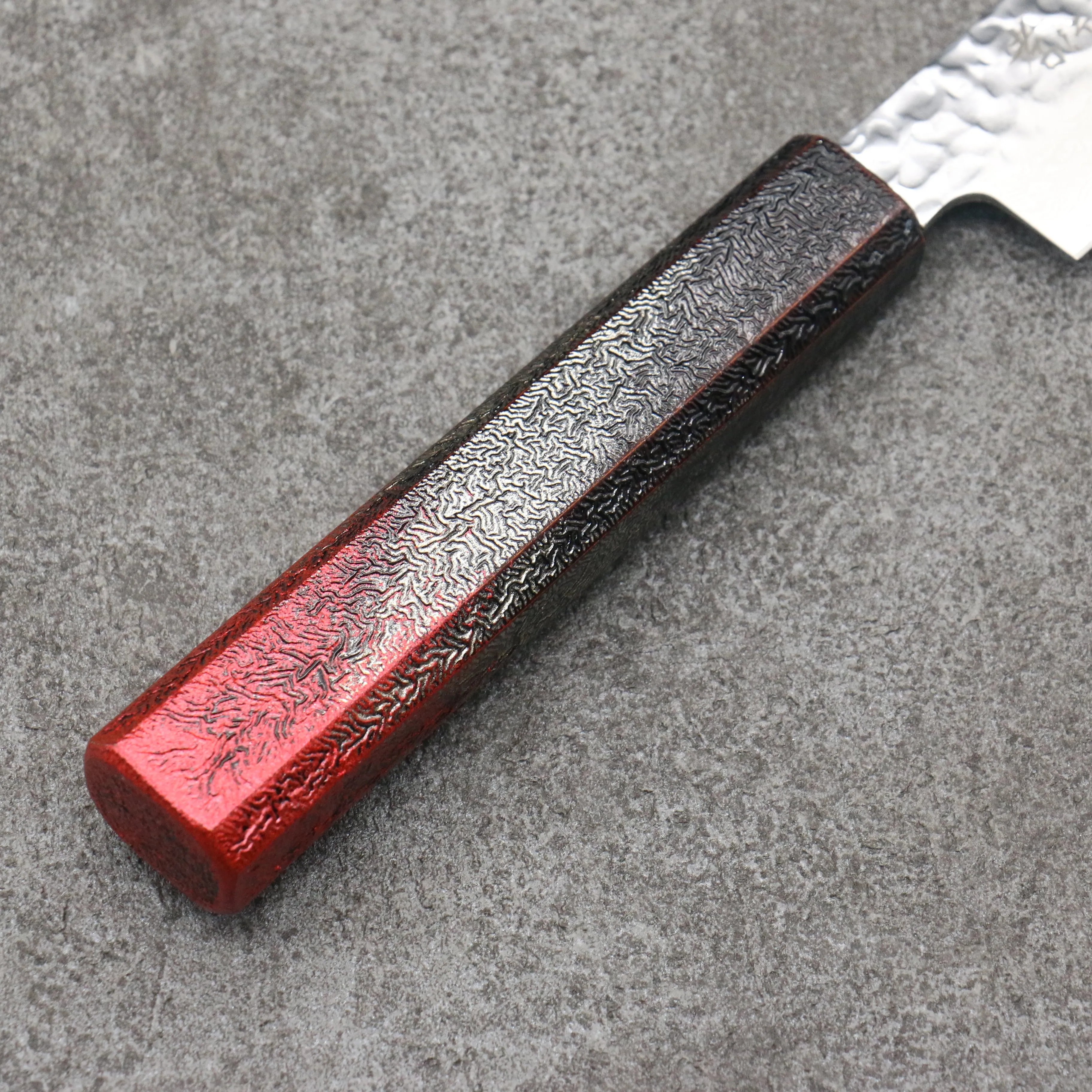 Sakai Takayuki Rinnou VG10 33 Layer Damascus Petty-Utility 180mm Red Lacquered Handle