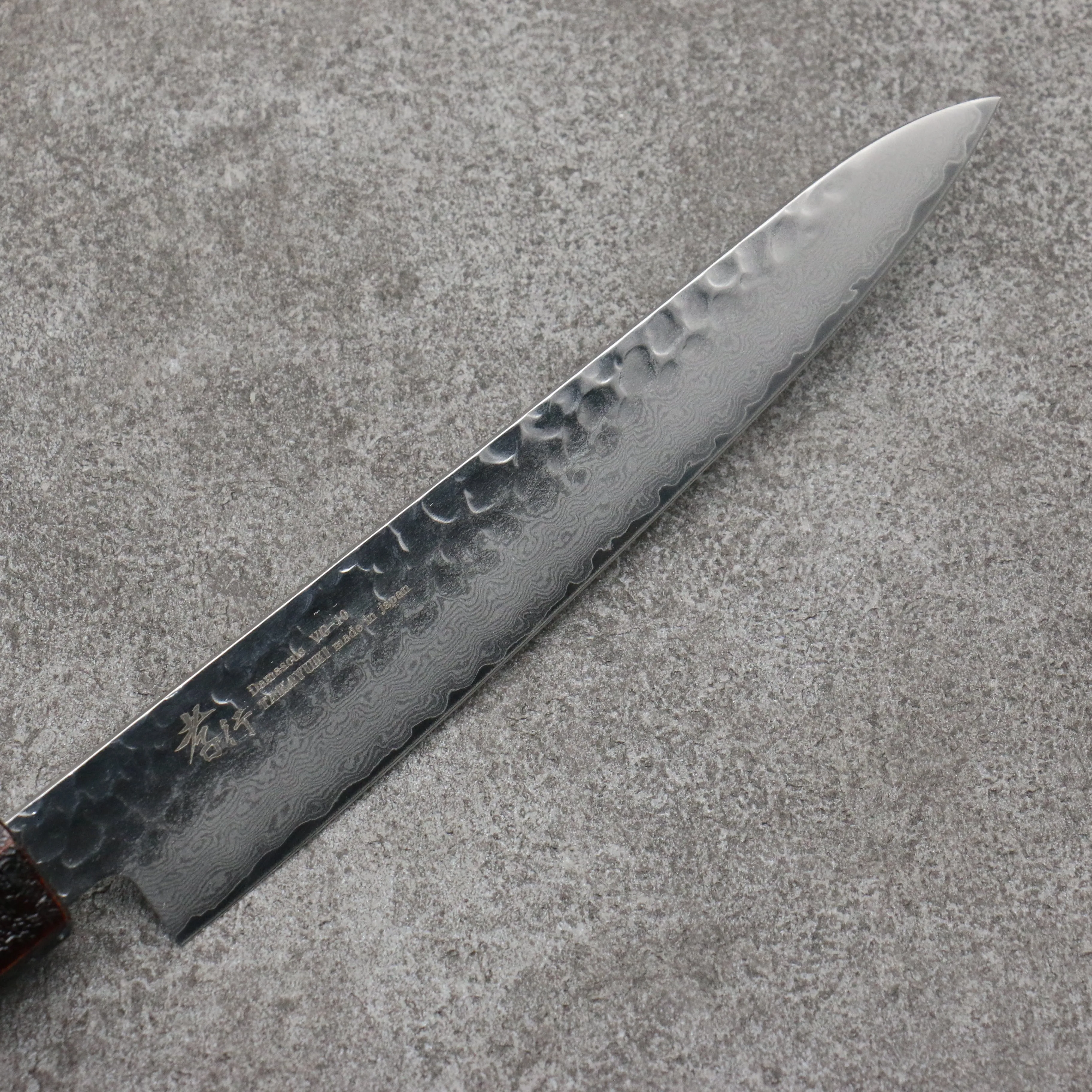 Sakai Takayuki Rinnou VG10 33 Layer Damascus Petty-Utility 180mm Red Lacquered Handle