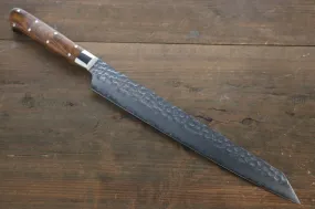 Sakai Takayuki VG10 33 Layer Damascus Kiritsuke Yanagiba  270mm Desert Ironwood(Sugihara model) Handle