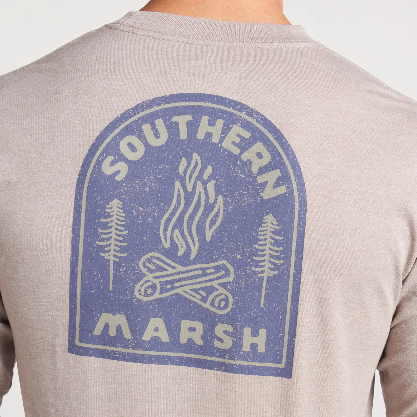 Seawash™ Tee - Campfire Badge - Long Sleeve