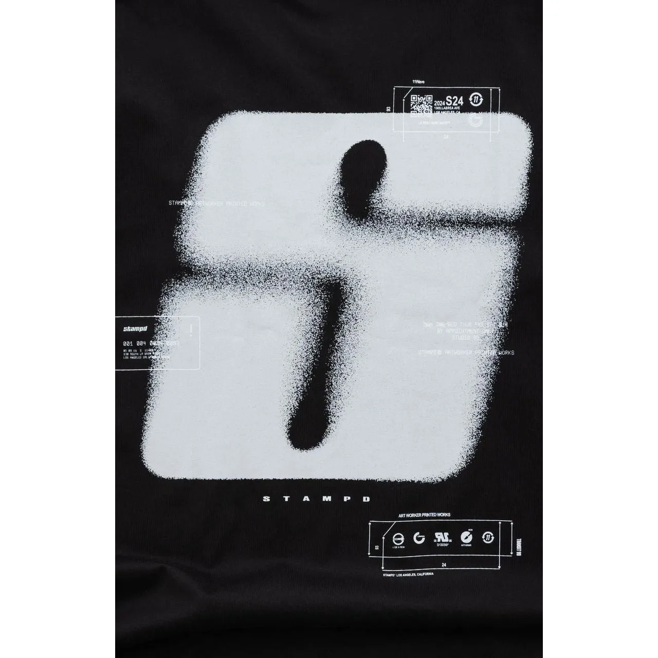 Stampd S24 Summer Transit Relaxed Tee Black