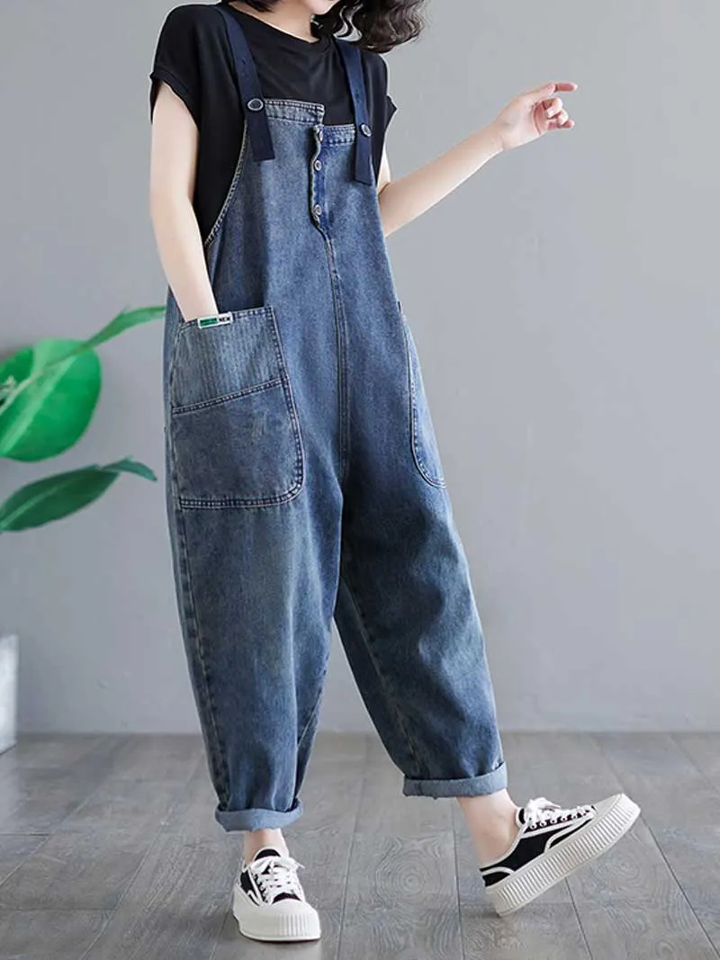 Story Teller Denim  Overall Dungarees