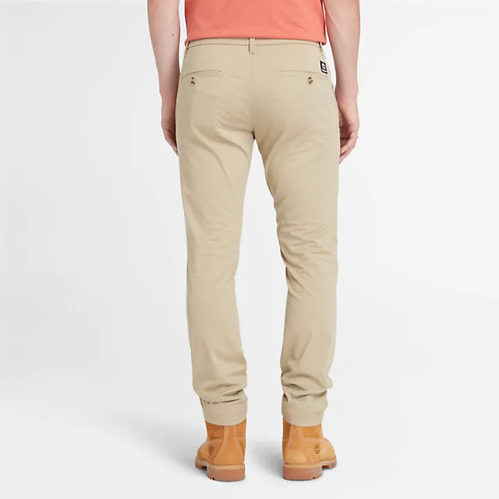 Stretch Slim-Fit Twill Chino For Men