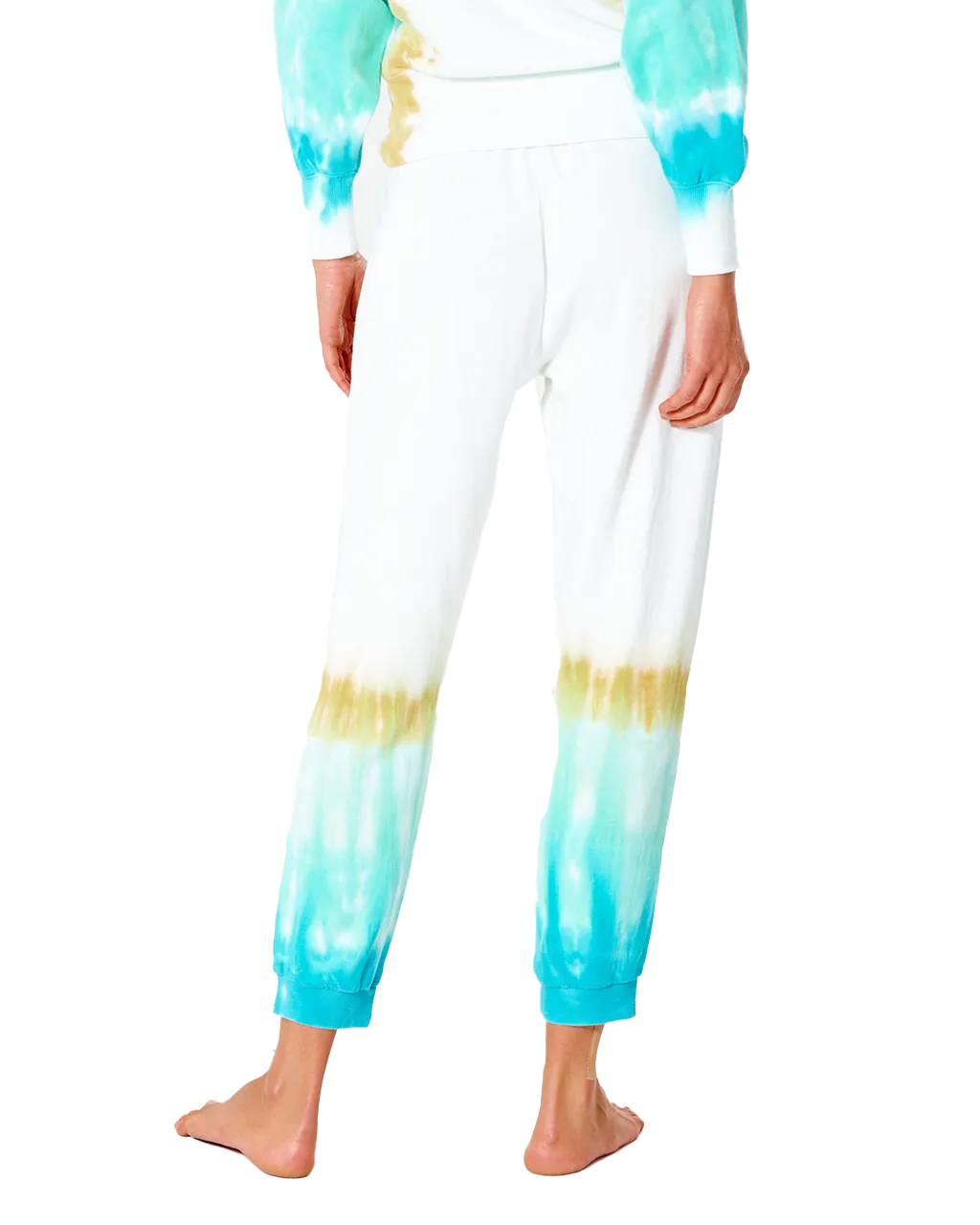 Sun Drenched Joggers in Turquoise