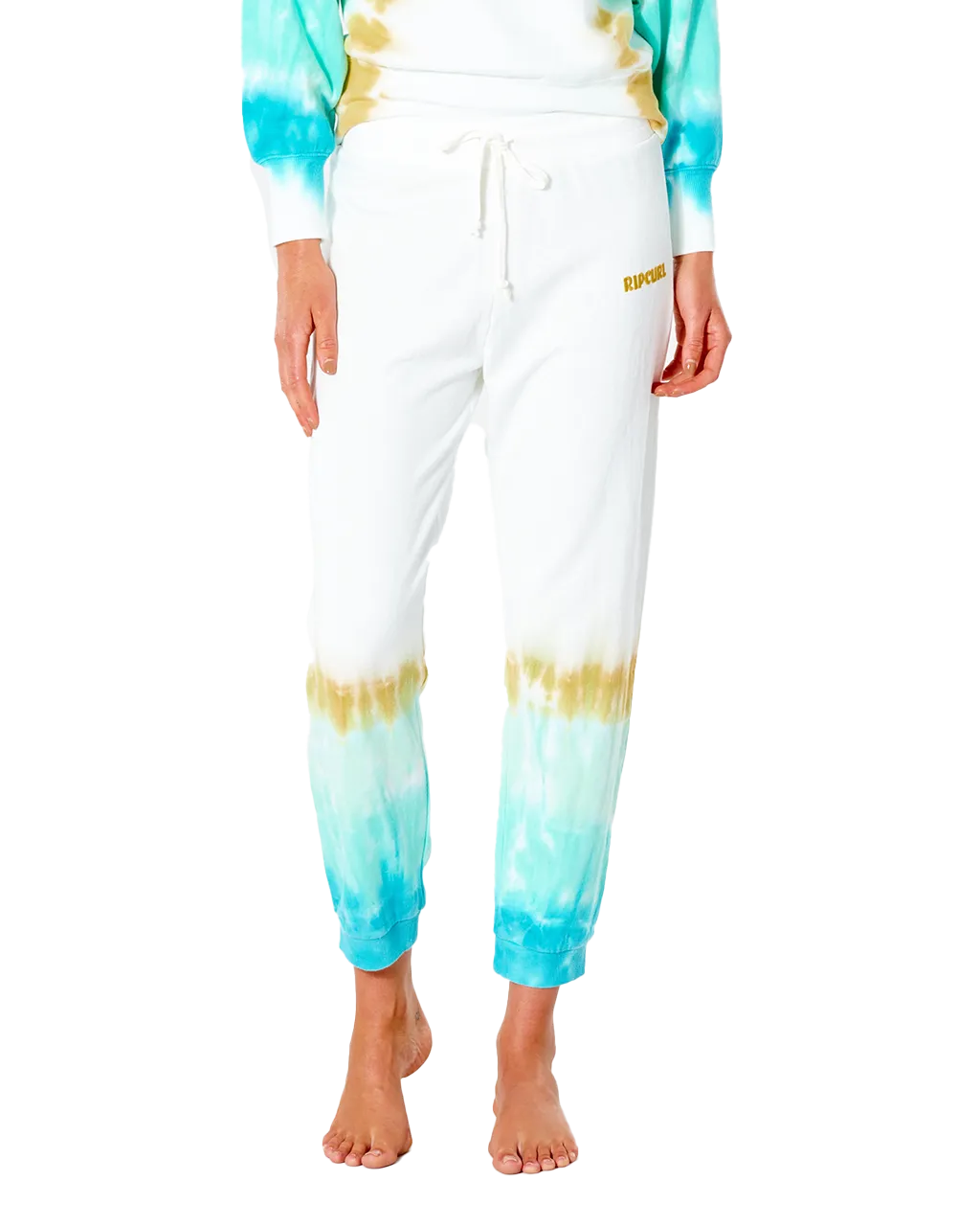 Sun Drenched Joggers in Turquoise