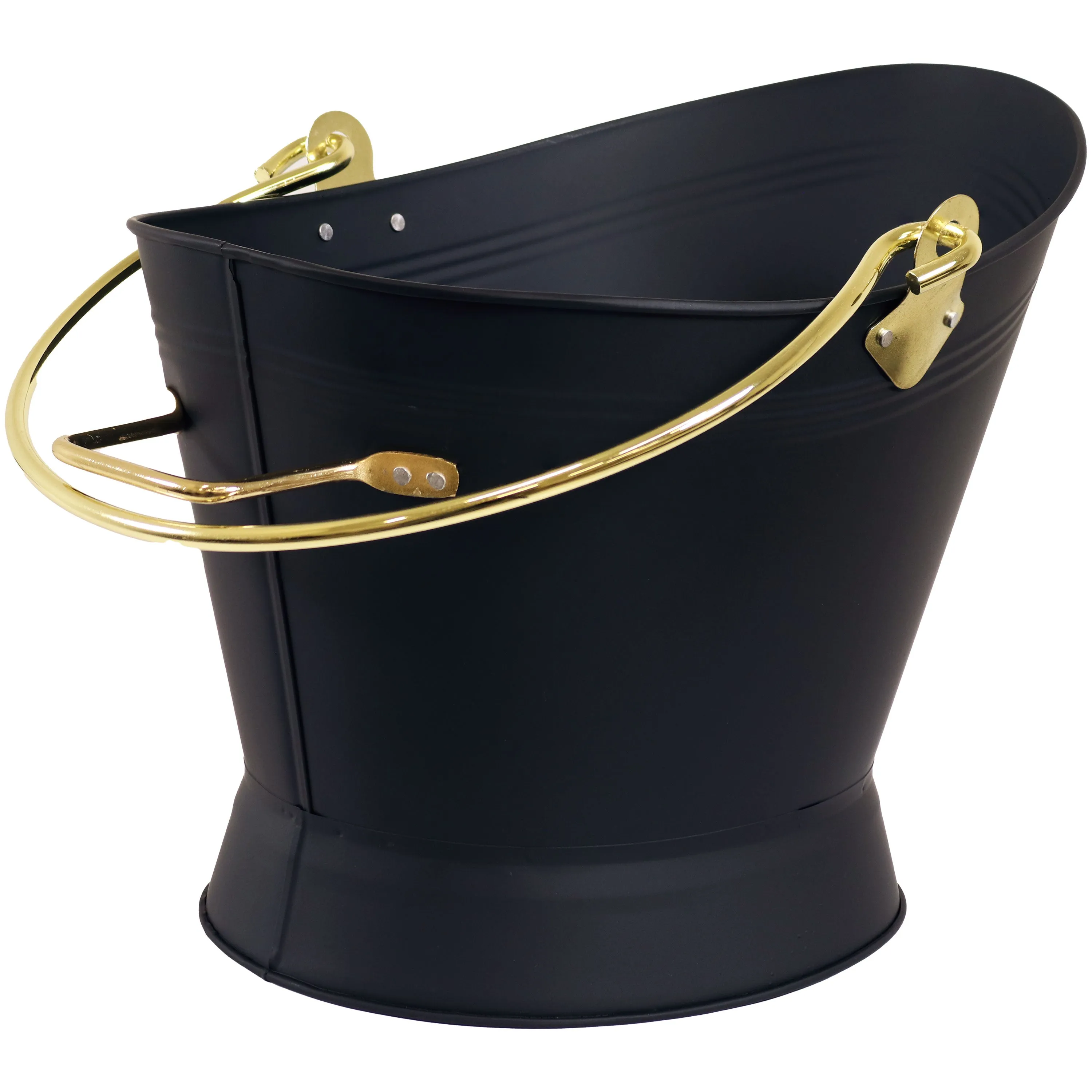 Sunnydaze 5-Gallon Vintage-Style Fireplace Ash Bucket with Shovel