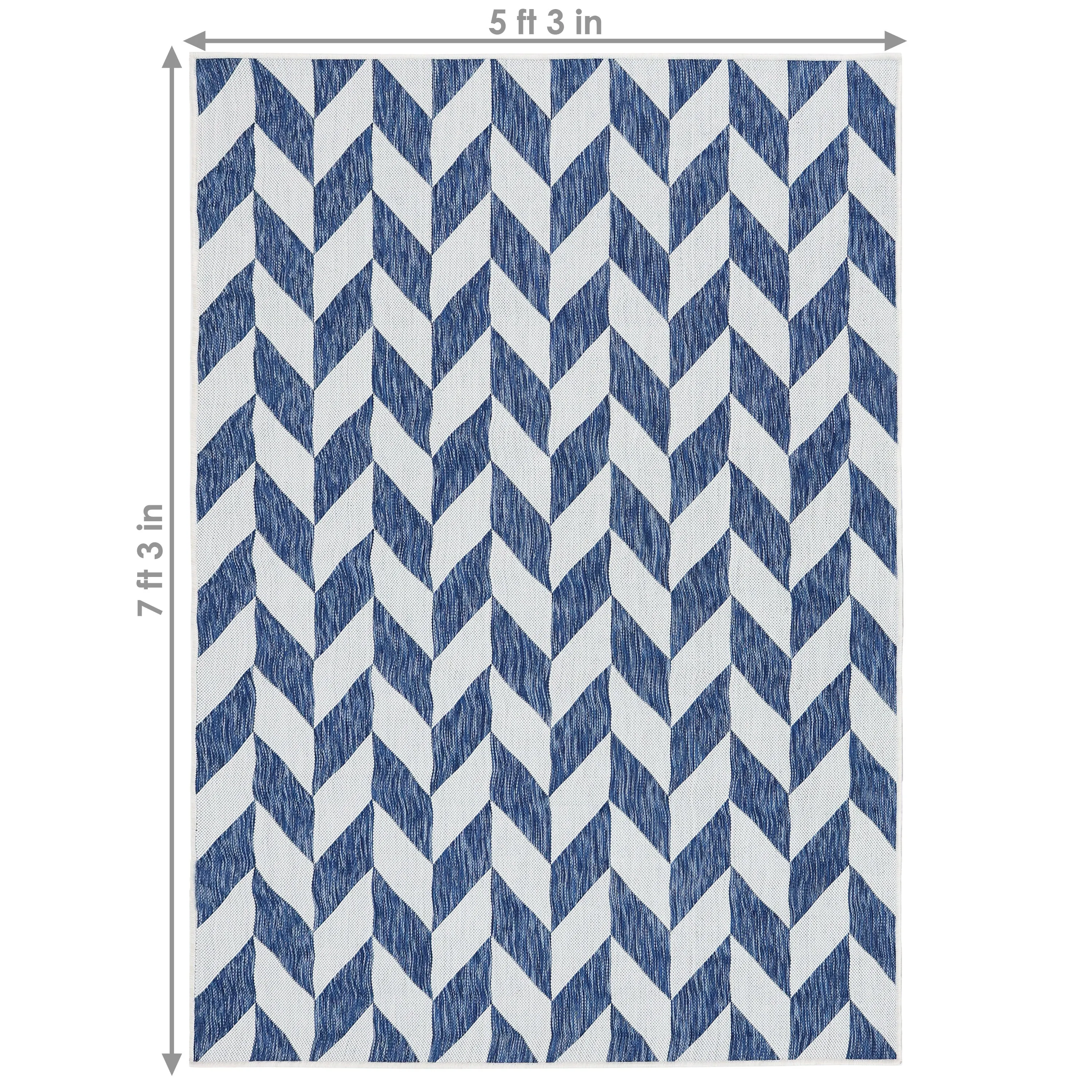 Sunnydaze Indoor or Outdoor Patio Area Rug