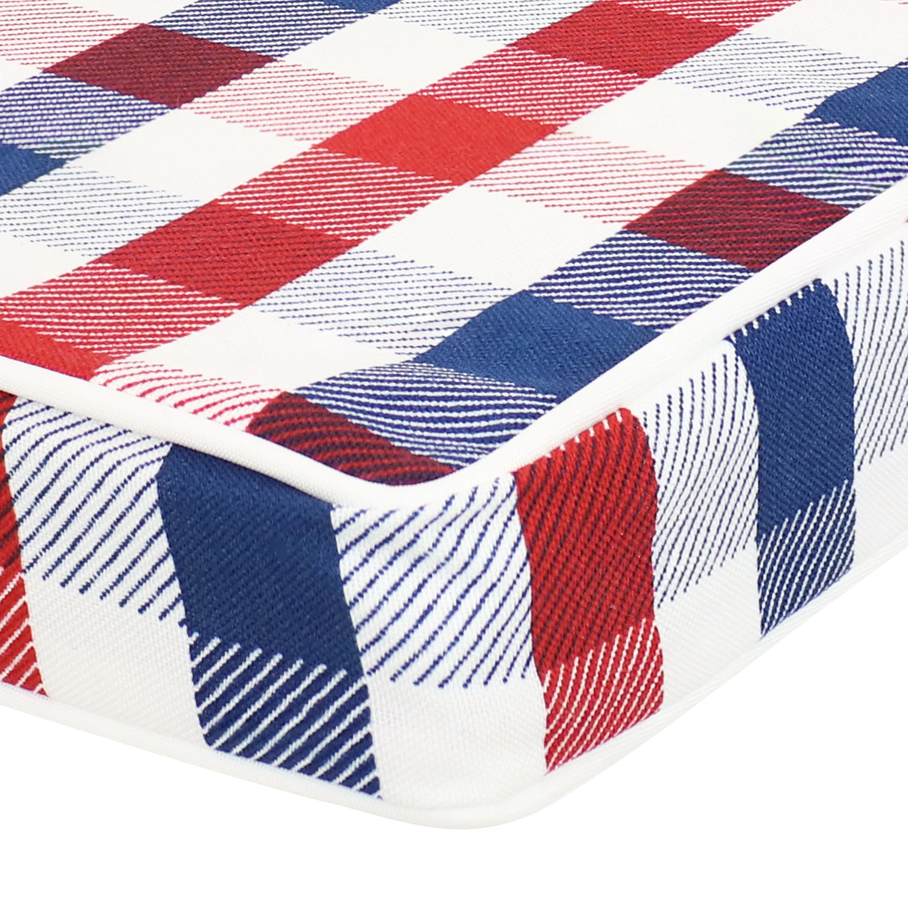 Sunnydaze Polyester Square Indoor/Outdoor Seat Cushions with Ties - Americano - Set of 2