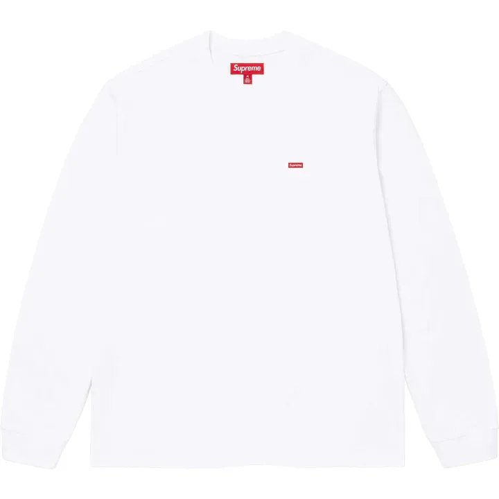 Supreme T Shirt Long Sleeve Small Box Logo White