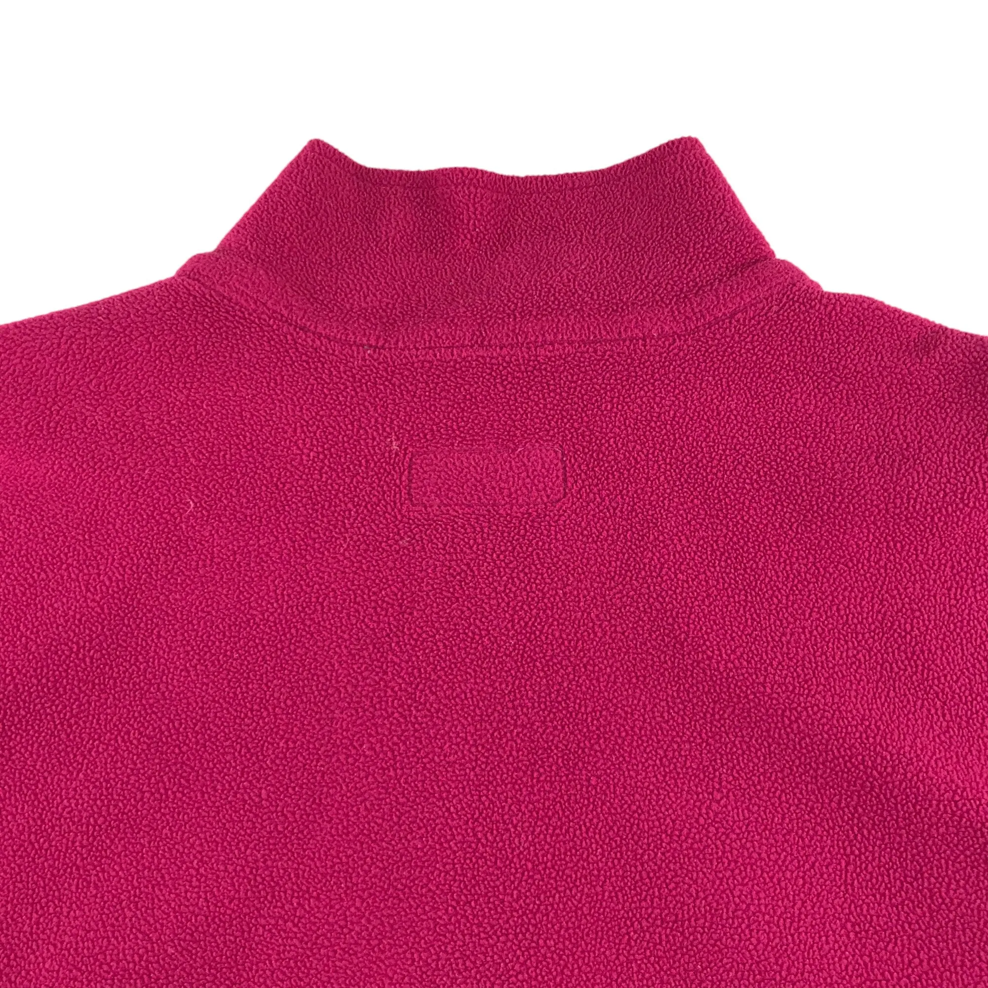 Tecnica fleece women's S pink plain pull-over